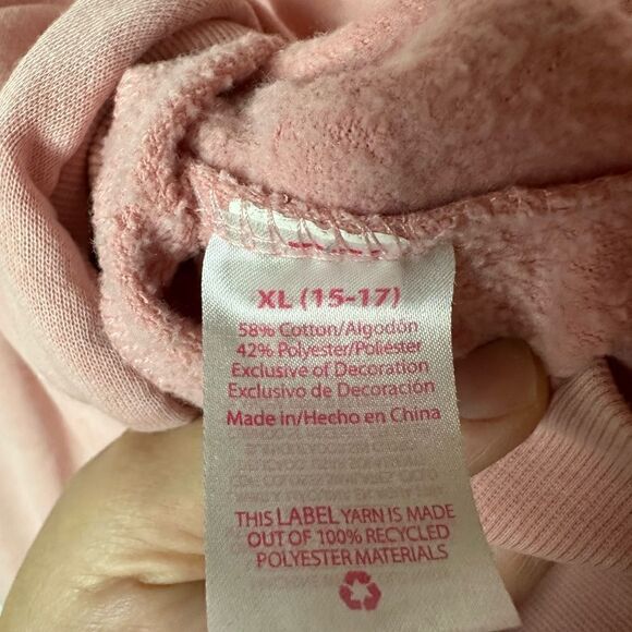 No Boundaries Junior Crop Sweatshirt Size XL - Picture 5 of 6